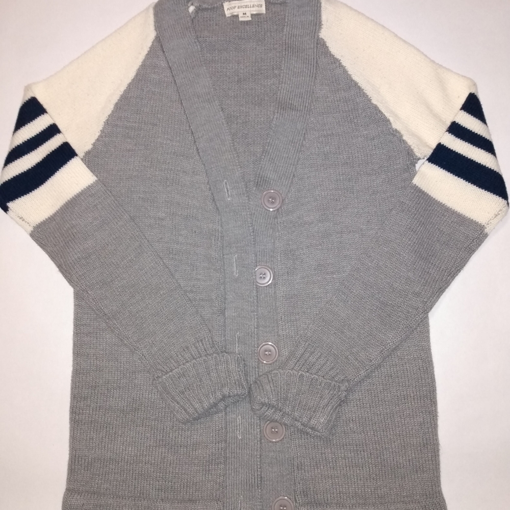 Varsity style Sweater/Cardigan